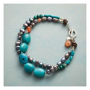 Sundance Catalog Clearing Skies Turquoise Bracelet